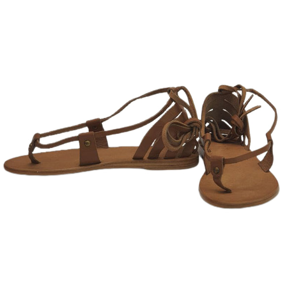URGE Women's Tan Willa Flat Sandals #URG16081 NWT