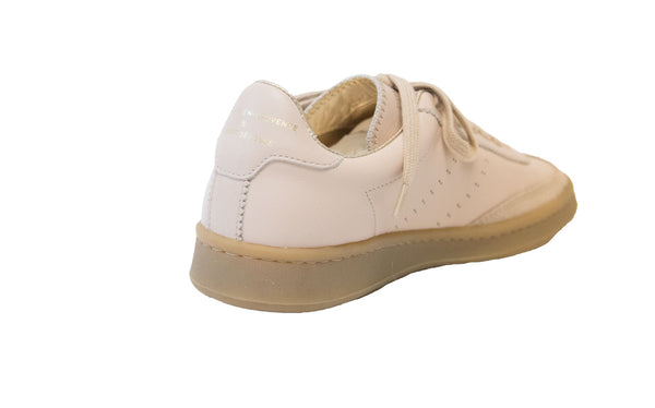 ZESPA Women's Leather Monochrome Sneakers, Nude Nappa