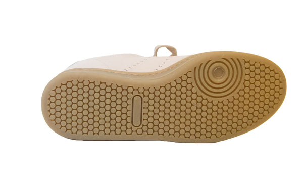 ZESPA Women's Leather Monochrome Sneakers, Nude Nappa