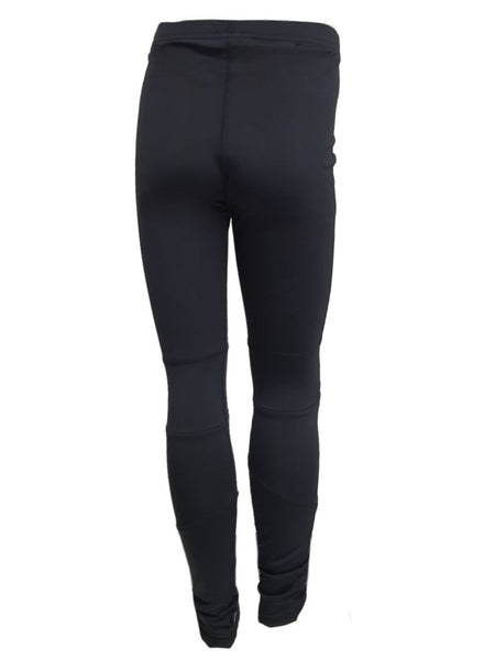 TEREZ Girl's Black Knee Zippers Leggings #39001617 Large NWT