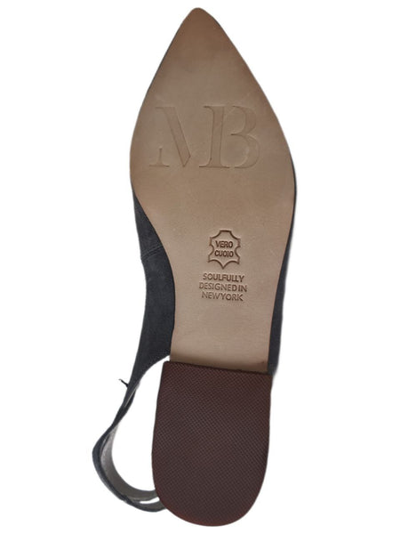 MATT BERNSON Women's Grey Slate Suede Zola Sandals #MB174-1 5 NWB