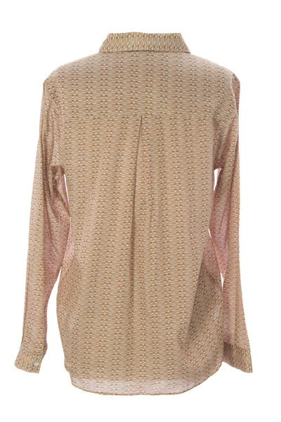 SURFACE TO AIR Women's Burnt Sienna Printed Zulu Shirt $295 NEW