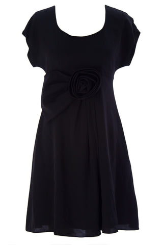 ARMANI COLLEZIONI Women's Black Above the Knee Shift Dress NMA60R $1,395 NWT