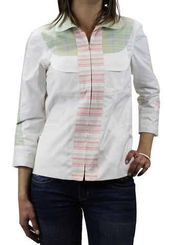 CUSTO BARCELONA Women's Air Tina Graphic Jacket 292375 $290 NWT