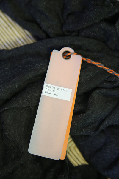 ANAMA Women's Dark Heather Grey Mock Neck Kimono Sleeve Top W11-007 $84 NEW