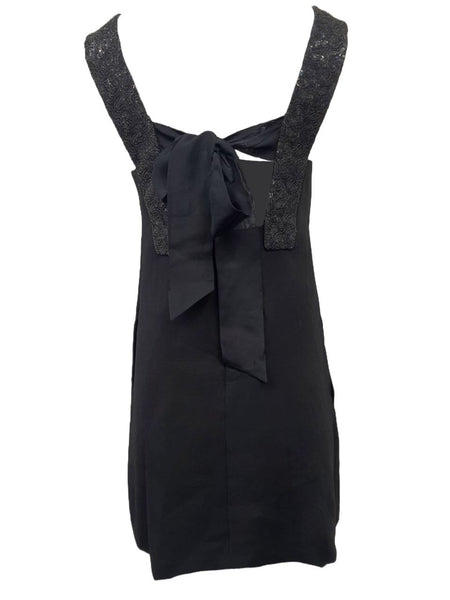 ELIZABETH AND JAMES Women's Black Anita Short Length Dress #417D214 4 NWT