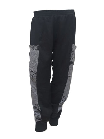 TEREZ Girl's Black Burnout Doh Pants #3710188616 Large NWT