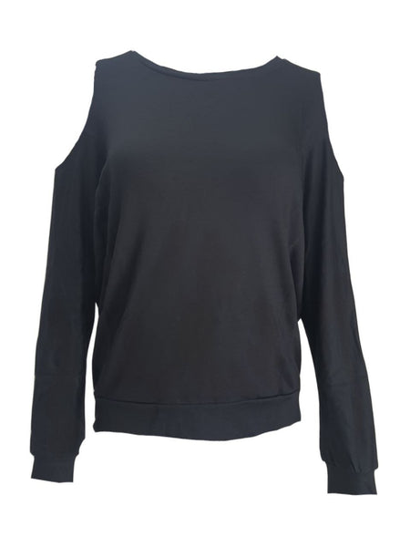 TEREZ Women's Black Skull Heart Sweatshirt #23528304 NWT