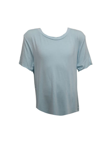 TEREZ Girl's Blue Crew Neck Shirt #1252550 Large NWT
