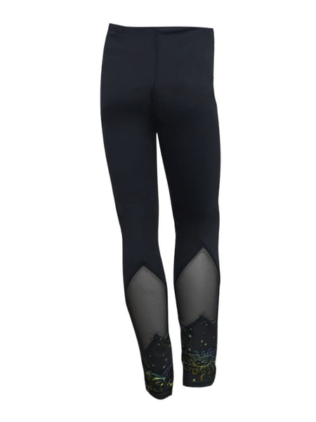 TEREZ Girl's Black Leggings #30301878 X-Large NWT