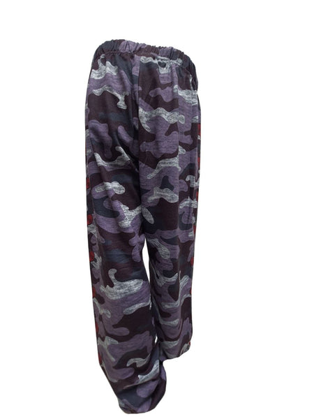 TEREZ Girl's Multicolor Cherry Camo Pants #12588183 Large NWT