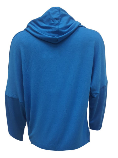 TEREZ Girl's Blue Long Sleeve Hoodie #1228549 NWT
