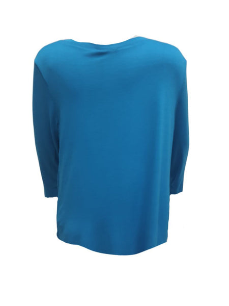 TEREZ Girl's Blue Long Sleeve Shirt #1139549 Large NWT