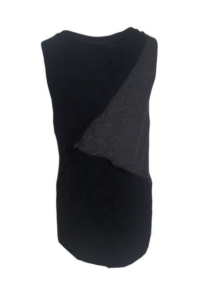 TEREZ Women's Black Rib Tank Shirt #24098416 Small NWT