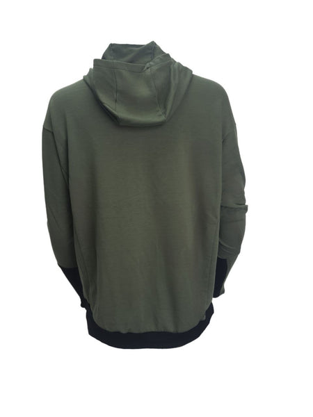 TEREZ Women's Green Army Hoodie #23798251 NWT