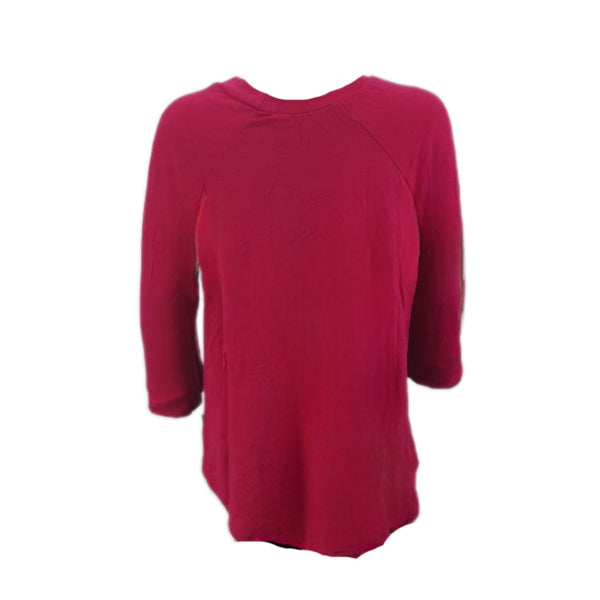 TEREZ Girl's Pink Art Class Long Sleeve Shirt #322017812 Medium NWT