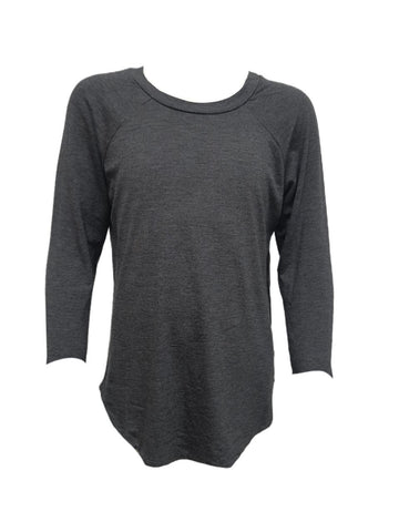 TEREZ Girl's Grey Long Sleeve Shirt #38701545 NWT