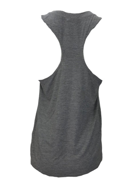 TEREZ Women's Grey Stretchy Tank Shirt #44402544 NWT