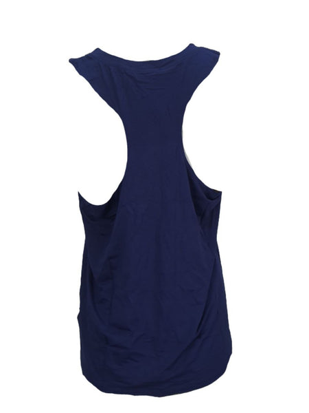 TEREZ Women's Blue Racerback Tank Shirt #44402593 Large NWT