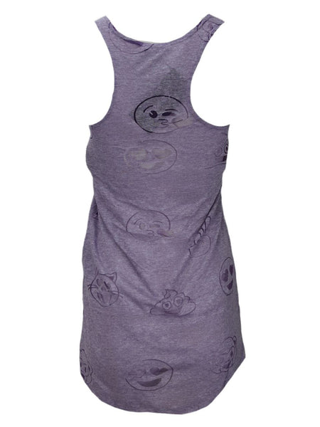 TEREZ Women's Purple Racerback Tank Shirt #409011096 Large NWT