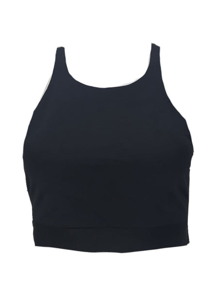 TEREZ Women's Black Strap Sports Bra #22041005 NWT