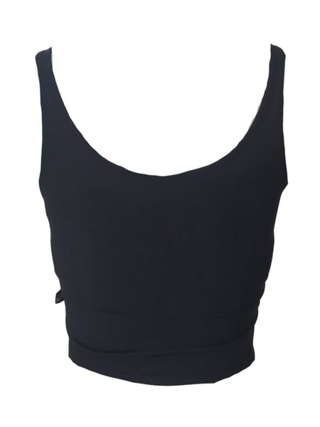 TEREZ Women's Black Bra Lining Crop Top #420021005 NWT