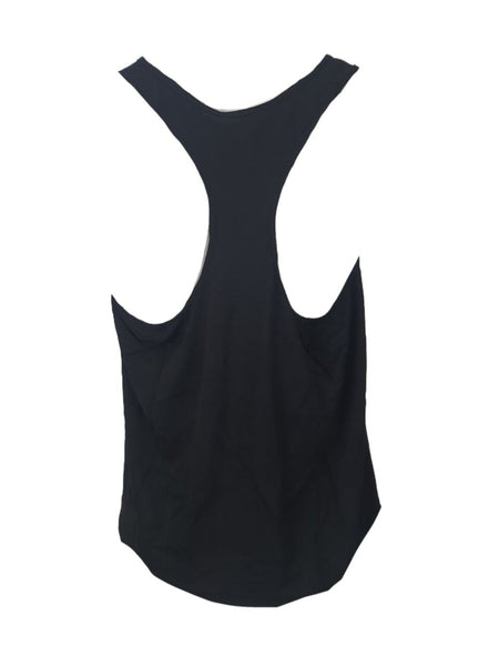 TEREZ Women's Black Jersey Tank Shirt #2208546 Large NWT
