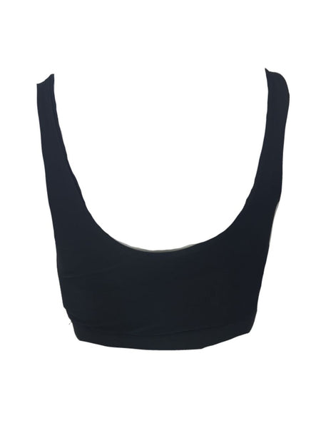 TEREZ Women's Black Rainbow Sports Bra #23488017 Large NWT