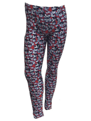 TEREZ Girl's Red Mickey Says Thumbs Up Leggings #4018473 NWT