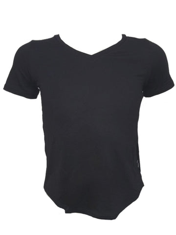TEREZ Girl's Black Classic Shirt #31703546 Medium NWT