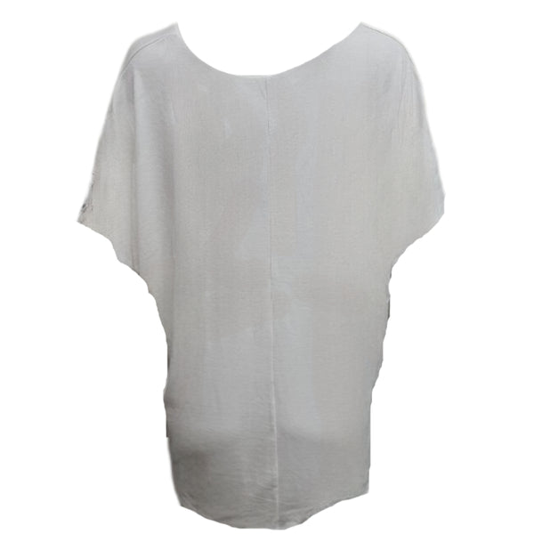 TEREZ Women's White Rib Shirt #25838892 X-Large NWT