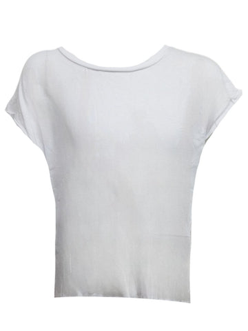 TEREZ Girl's White Oversized T-Shirt #1297547 NWT