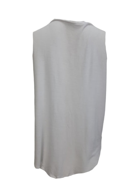 TEREZ Women's White Stretchy Tank Shirt #2298547 NWT