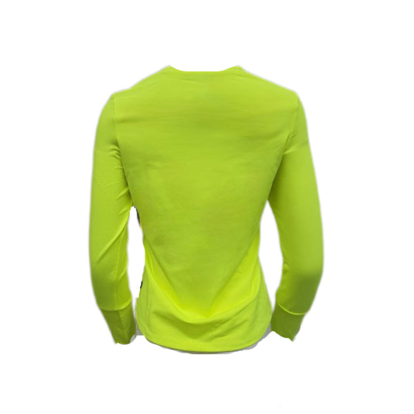 TEREZ Women's Neon Green Elcat Bode Care Long Sleeve #25728906 XL NWT