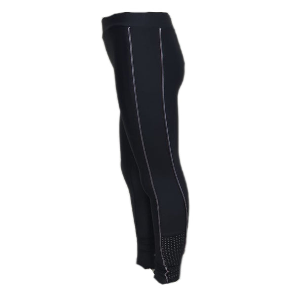 TEREZ Girl's Black Leggings #14358816 Small NWT