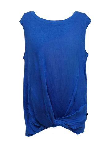 TEREZ Girl's Blue Rayon Tank Shirt #11897917 XL NWT