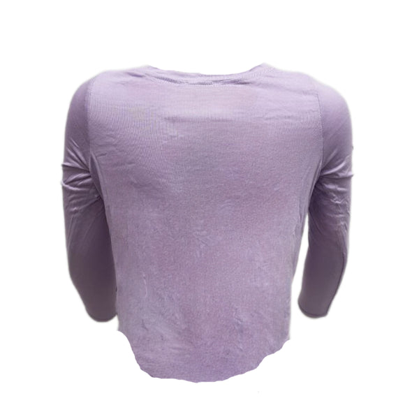 TEREZ Girl's Lilac Rayon T-Shirt #333984025 Medium NWT
