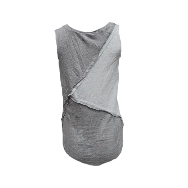 TEREZ Women's Grey Knub In Blue Dusty Tank #24098418 NWT