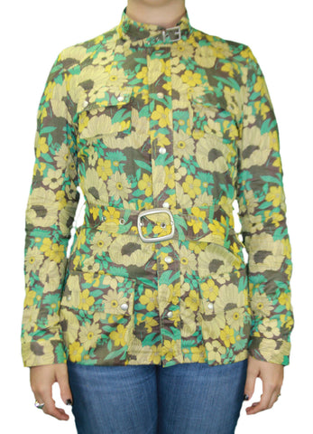 CUSTO BARCELONA Women's Burjack Jamaica Floral Jacket 392364 $276 NWT
