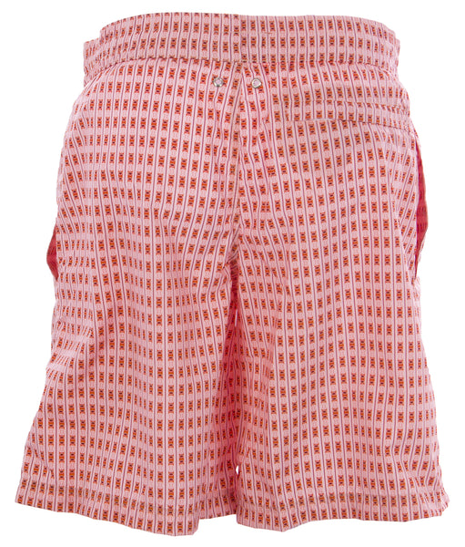NAILA Men's Salmon Printed Drawstring Swim Trunks CAL-S11-4 $110 NEW