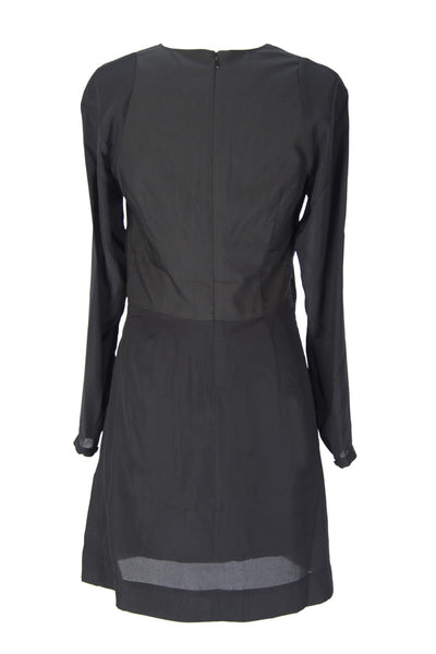 SURFACE TO AIR Women's Black Cara Long Sleeve Sheath Dress $470 NEW