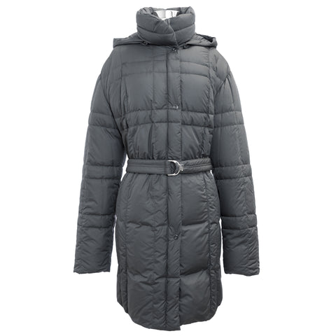 CBY Meteorite Grey Down Water Block Long Puffer Amelie Coat M7L1190 $502 NWT