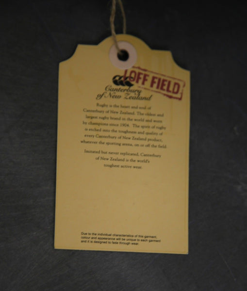 CCC Canterbury of New Zealand Cordovan Henley Elbow Patch Sweater Sz L $158 NEW