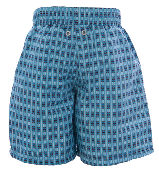NAILA Boy's Navy Printed Swim Trunks CHARLNY $85 NEW
