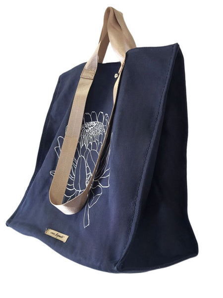 URBAN ORIGINALS Women's Blue Choose You Vegan Leather Tote Bag #420032 NWT