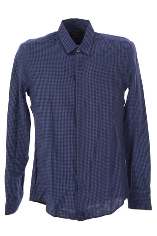 SURFACE TO AIR Men's Navy + Ciment Classic Shirt $210 NEW