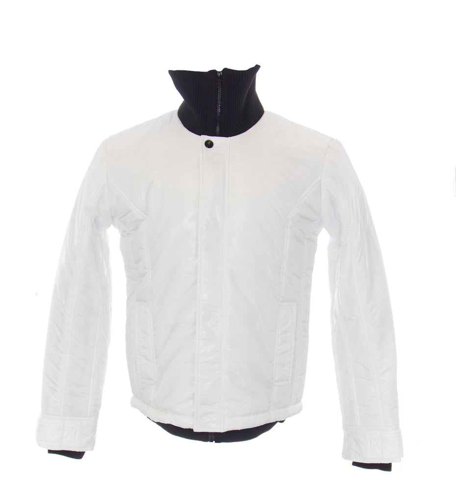 Cold Method Men's White Turtle Bomber Puffer Coat 0802J22 $330 NEW