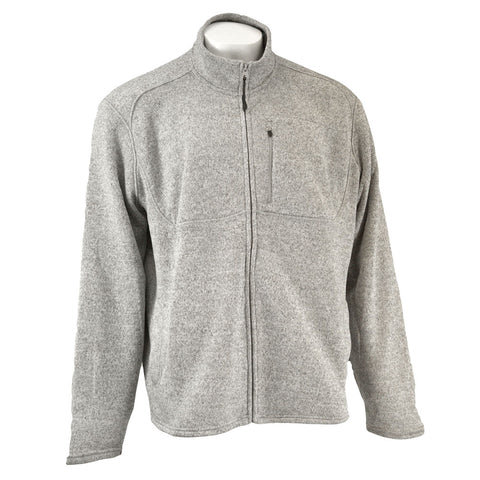 Coleman Men's Shale Gray Full Zip Sherpa Lined Sweater Sz XXL $100 NEW