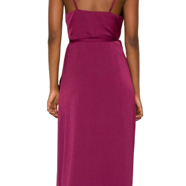 YUMI KIM Women's Burgundy Cross Roads Maxi Dress #DR17407 Small NWT