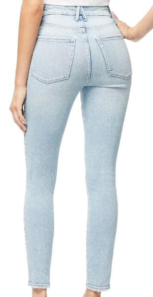 GOOD AMERICAN Women's Blue Good Curve Skinny Front Yoke Jeans #401 10/30 NWT